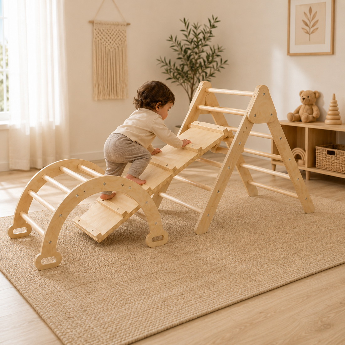 KIDDOJOY Kletterwelt – 3-teiliges Kletterset